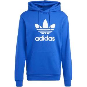 adidas Originals Men’s Graphics Trefoil Series Hoodie(Semi Lucid Blue)