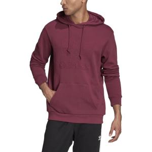 adidas Originals Men’s Graphics Trefoil Series Hoodie(Victory Crimson)