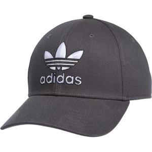 adidas Originals Men’s Icon 2.0 Structured Precurve Snapback Cap(Grey Six/White/Black)
