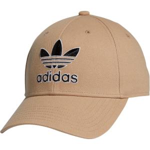 adidas Originals Men’s Icon 2.0 Structured Precurve Snapback Cap(Magic Beige/Black/White)