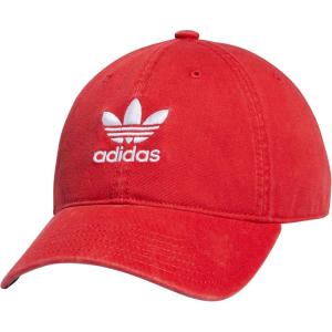 adidas Originals Men’s Originals Relaxed Plus Strapback(Better Scarlet/White)