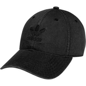 adidas Originals Men’s Originals Relaxed Plus Strapback(Black/Black 2)