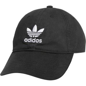 adidas Originals Men’s Originals Relaxed Plus Strapback(Black/White)