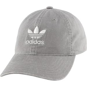 adidas Originals Men’s Originals Relaxed Plus Strapback(Stone Grey/White)