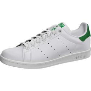 adidas Originals Men’s Stan Smith Sneaker(Ftwr White/White/Green)