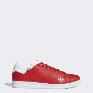 adidas Originals Men’s Stan Smith Sneaker(Red/White/Red)