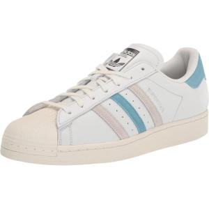 adidas Originals Mens Superstar Classic Low Top Sneaker Shoe(Cream White/Preloved Blue/Grey One)