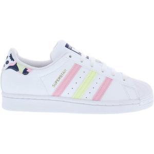 adidas Originals Mens Superstar Classic Low Top Sneaker Shoe(White/Pink-white)
