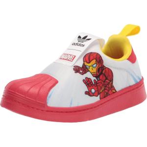 adidas Originals Mens Superstar Classic Low Top Sneaker Shoe(White/Vivid Red/Yellow)