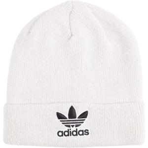 adidas Originals Men’s Trefoil Beanie-Older Model(White-orbit Grey/Black)