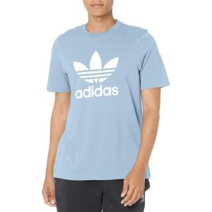 adidas Originals Men’s Trefoil Tee(Ambient Sky/White)