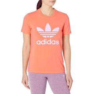 adidas Originals Men’s Trefoil Tee(Semi Coral/White)