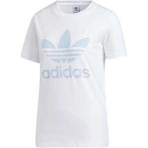 adidas Originals Men’s Trefoil Tee(White/Clear Sky)