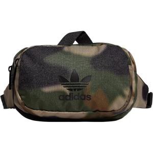 adidas Originals Sport Waist Pack/Travel and Festival Bag(Green/Blue Camo Hemp)