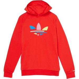 adidas Originals Unisex-Child Adicolor Hoodie(Red)