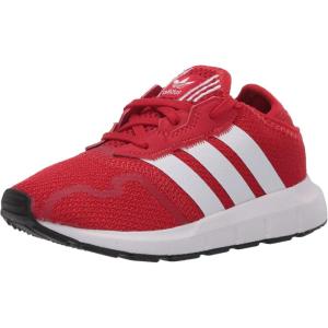 adidas Originals Unisex-Child Swift Essential Sneaker(Scarlet/White/Black)