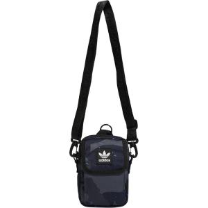 adidas Originals Utility Festival Crossbody Bag, Rain Camo Legend Ink Blue, One Size