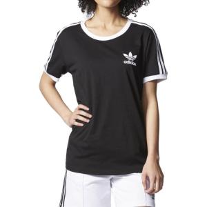 adidas Originals Women’s 3-Stripes Tee(Black/White)