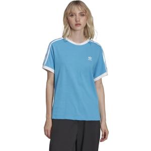 adidas Originals Women’s 3-Stripes Tee(Sky Rush)