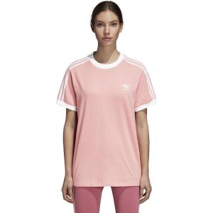 adidas Originals Women’s 3-Stripes Tee(Tactile Rose)