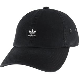 adidas Originals Women’s Mini Logo Relaxed Adjustable Cap(Black/White)