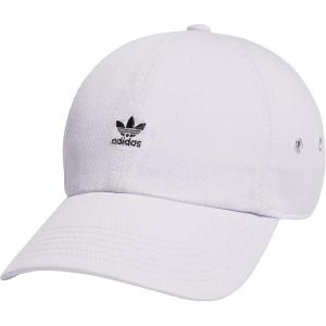 adidas Originals Women’s Mini Logo Relaxed Adjustable Cap(Silver Dawn Grey/Black)