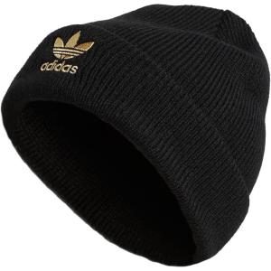 adidas Originals Women’s Trefoil Beanie(Black/Gold Metallic)