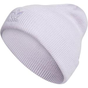 adidas Originals Women’s Trefoil Beanie(Purple Tint/White)