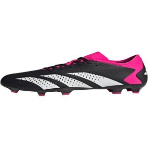 adidas Unisex Accuracy.3 Low Firm Ground Soccer Shoe(Black/White/Team Shock Pink)