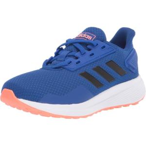 adidas Unisex Child Duramo 9 WIDE(Team Royal Blue/Black/Signal Coral)