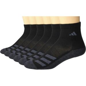 adidas Unisex Kid’s Quarter Ankle Socks for Boys and Girls Youth (6-Pack) Athletic Cushioned and Comfortable Discontinued(Black/Onix Grey/Night Grey/Stripe)