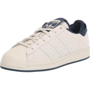 adidas Unisex-Baby Superstar Sneaker(Chalk White/Hazy Blue/Crew Navy)