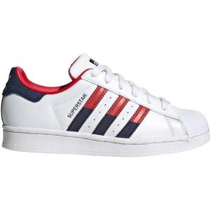 adidas Unisex-Baby Superstar Sneaker(White/Better Scarlet/Night Indigo)