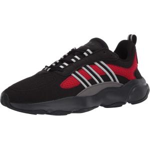 adidas Unisex-Child Haiwee C Sneaker(Core Black/Silver Met./Scarlet)