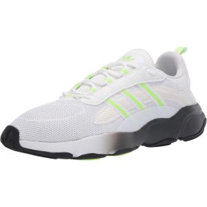 adidas Unisex-Child Haiwee C Sneaker(Ftwr White/Signal Green/Core Black)