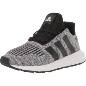 adidas Unisex-Child Swift Running Shoe(Black/Black/White)