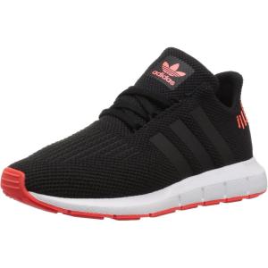 adidas Unisex-Child Swift Running Shoe(Core Black/Core Black/Solar Red)