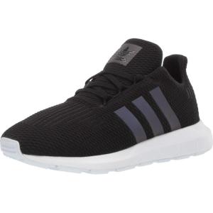 adidas Unisex-Child Swift Running Shoe(Core Black/White-black)