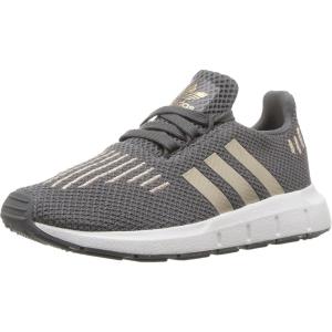 adidas Unisex-Child Swift Running Shoe(Grey/Copper Metallic/White)