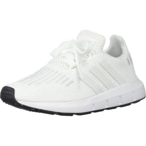 adidas Unisex-Child Swift Running Shoe(White/Crystal White/Black)