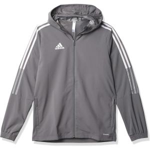 adidas Unisex-Child Tiro 21 Windbreaker(Team Grey Four)