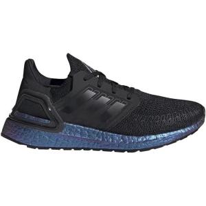 adidas Unisex-Child Ultraboost 20 Running Shoe(Black/Black/Boost Blue Violet Metallic)