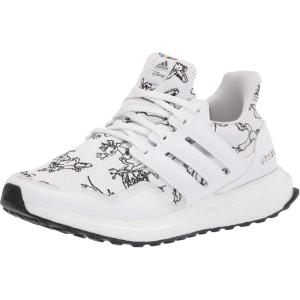 adidas Unisex-Child Ultraboost 20 Running Shoe(White/White/Blue)