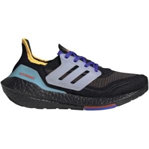 adidas Unisex-Child Ultraboost 21 Running Shoes(Core Black/Cloud White/Pulse Aqua)