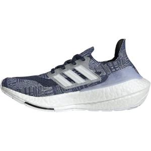 adidas Unisex-Child Ultraboost 21 Running Shoes(Crew Blue/White/Crew Navy)