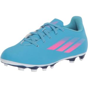 adidas Unisex-Child X Soccer Shoe(Sky Rush/Team Shock Pink/Legacy Indigo)