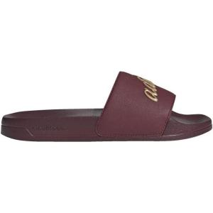 adidas Women’s Adilette Slide(Shadow Red/Sandy Beige Metallic/Shadow Red)