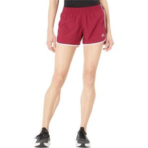 adidas Women’s Marathon 20 Shorts(Legacy Burgundy/White)