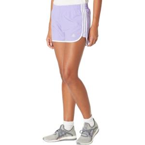 adidas Women’s Marathon 20 Shorts(Light Purple/White)