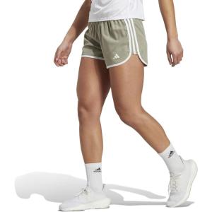 adidas Women’s Marathon 20 Shorts(Silver Pebble/White)